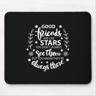Mousepad Bons Amigos São Como Estrelas
