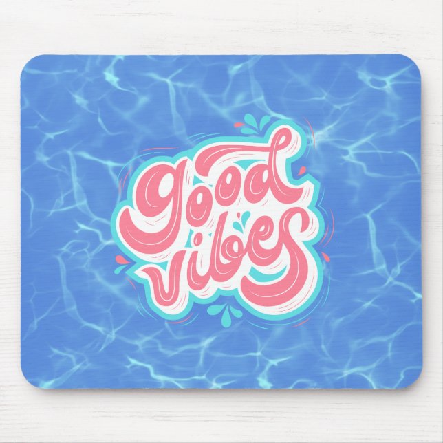 Mousepad Bons Vibes Beach/piscina (Frente)