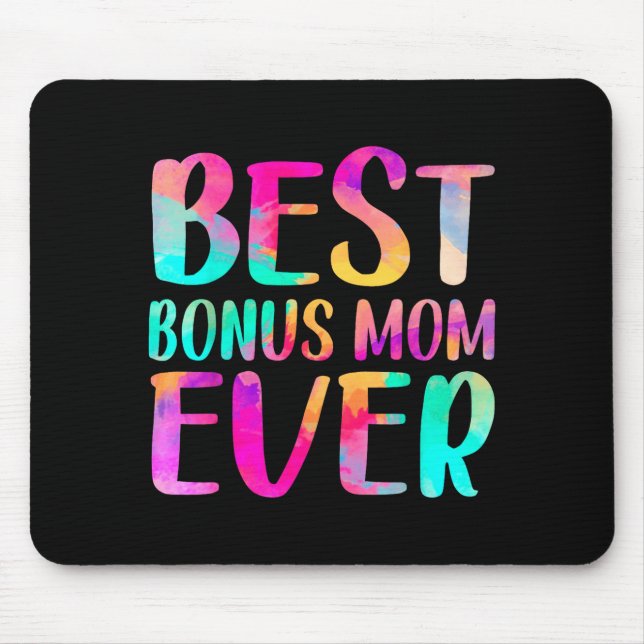 Mousepad Bônus de mãe para mulheres, sempre colorido (Frente)