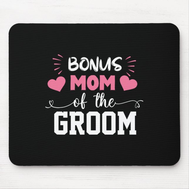 Mousepad Bonus Mãe Da Mãe Da Noite De Groom Weddi (Frente)