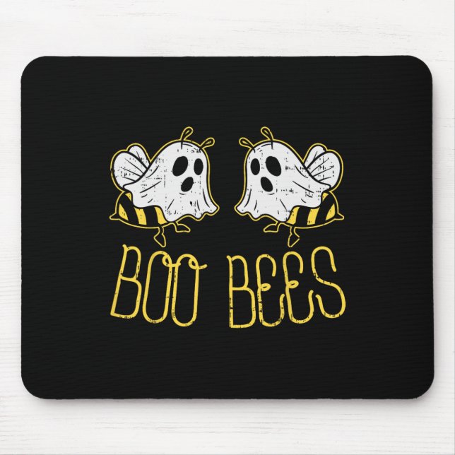 Mousepad Boo Bebe Diversão Casais Feira De Halloween Para A (Frente)