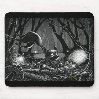 Mousepad Boo Gatinho fecha um mouse de fada