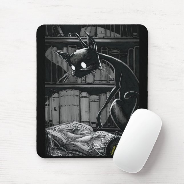 Mousepad Boo Gatinho Lê o Suporte do Mouse de Duna (Com mouse)