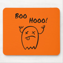 Mousepad Boo Hooo Fantasma de Halloween Light-Monocromático