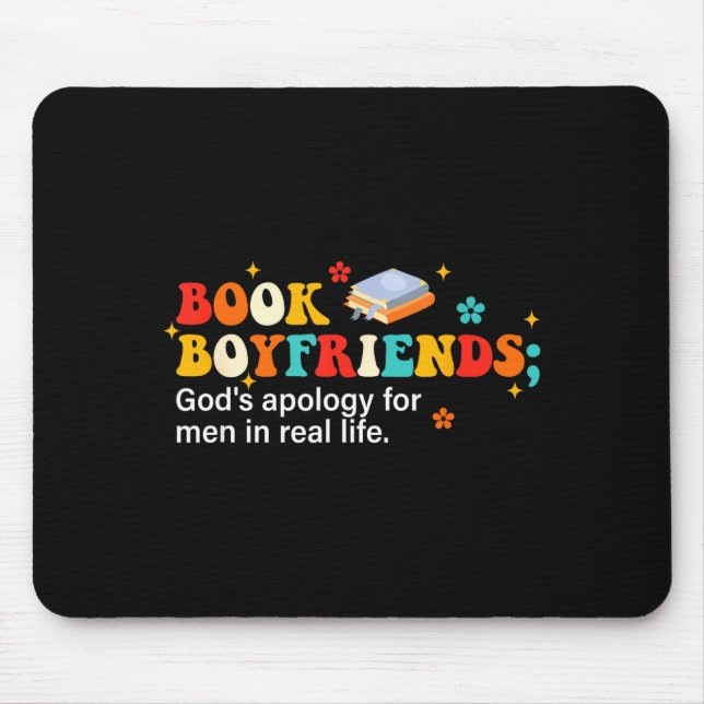 Mousepad Book Boyfriends Definition Design  (Frente)