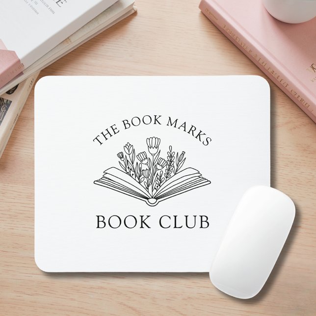 Mousepad Book Club Name Members Personalized Gift (Criador carregado)