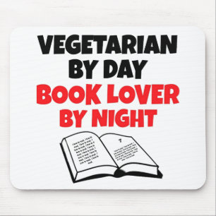 Mousepad Book Lover Vegetarian