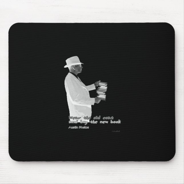 Mousepad Booklover genuíno (Frente)
