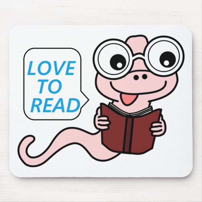 MOUSEPAD BOOKWORM "AMOR LER" (Frente)