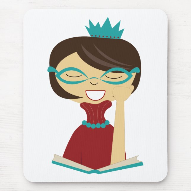 Mousepad Bookworm Princess (Frente)