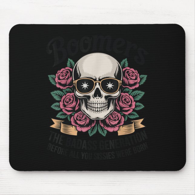Mousepad Boomers Má Geração Antes Que Sissies Fossem Nascer (Frente)