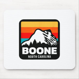 Mousepad Boone North Carolina Skiing Snowboard Family Tr