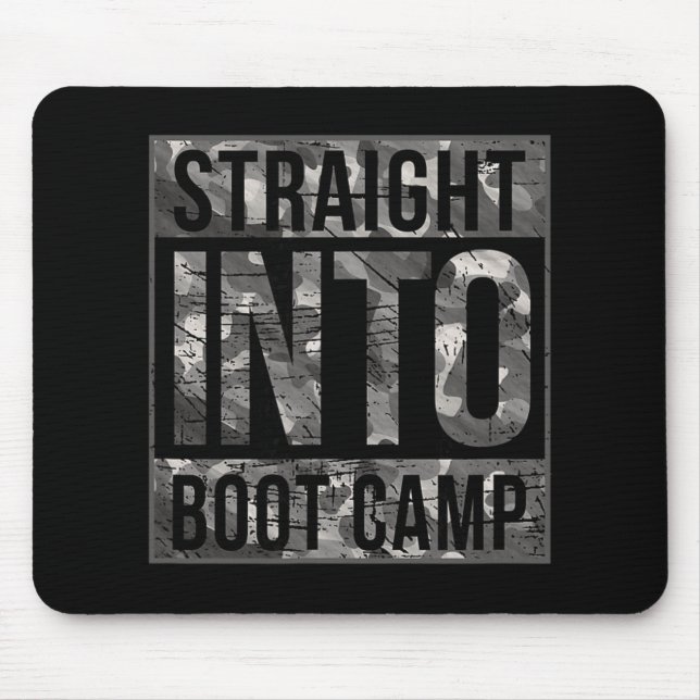 Mousepad Boot Camp Basic Training Shirt For New Military Re (Frente)