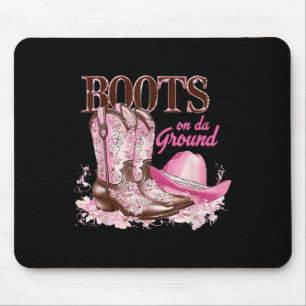 Mousepad Boot No Ground Dancing Western Cowgirl Counter