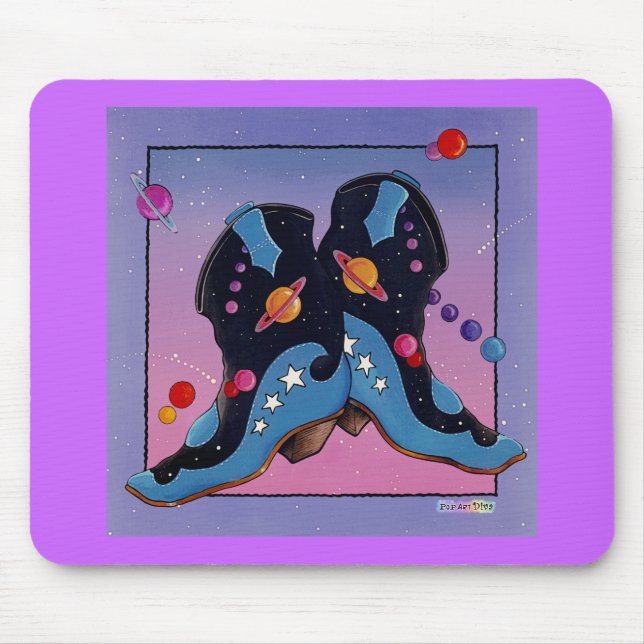 Mousepad - Boots Do Cowboy Da Meia-Noite (Frente)