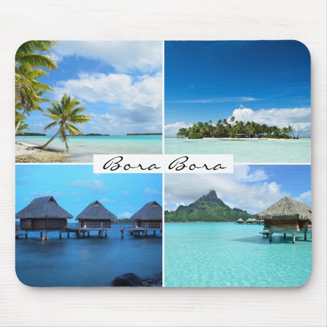 Mousepad Bora Bora encalha a foto da colagem (Frente)
