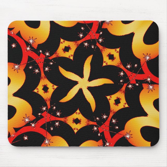 Mousepad Borboleta abstrato (Frente)