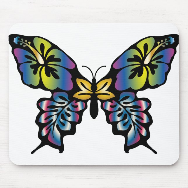 Mousepad Borboleta abstrato 3 (Frente)