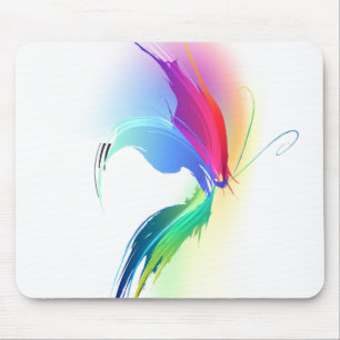 Mousepad Borboleta abstrato Paint Splatter