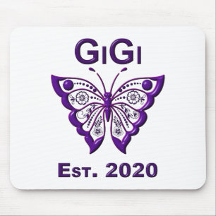 Mousepad Borboleta Adorável Gigi "Est 2020"