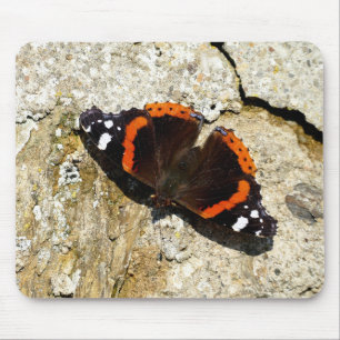 Mousepad Borboleta - Almirante Vermelho