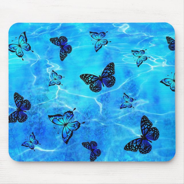 Mousepad Borboleta Azul (Frente)
