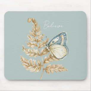 Mousepad Borboleta Azul Acredite