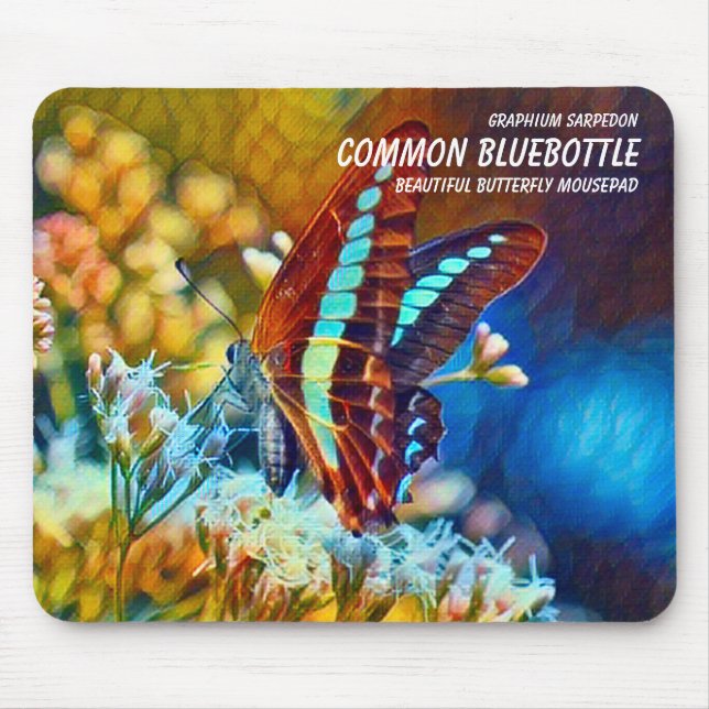 Mousepad Borboleta-azul-comum (Frente)