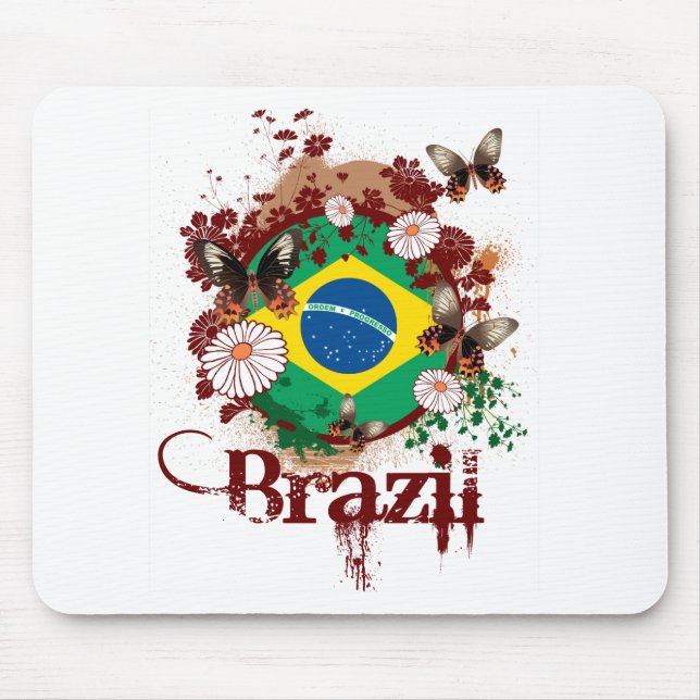 Mousepad Borboleta Brasil (Frente)