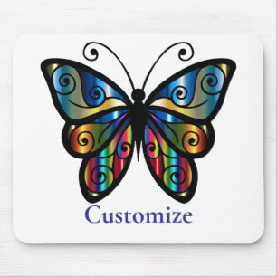 Mousepad Borboleta Colorida Thunder_Cove