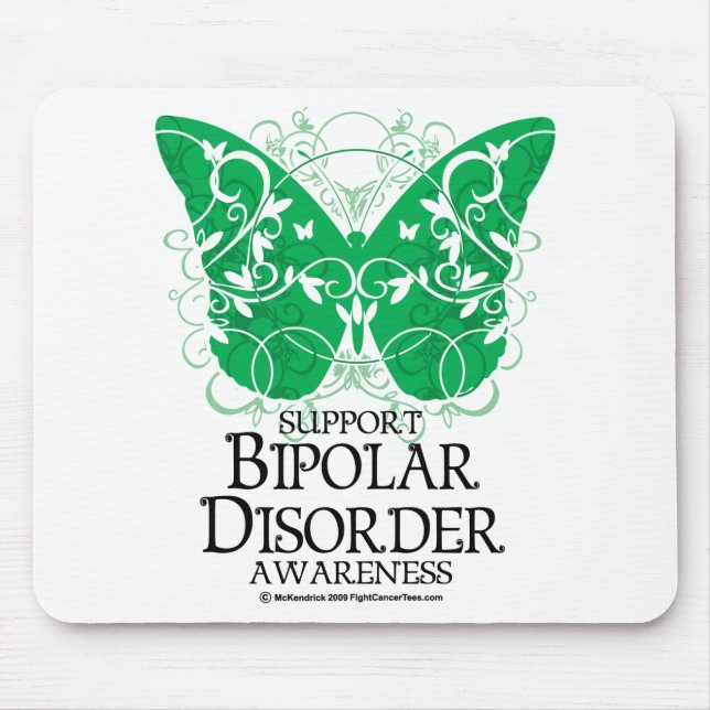 Mousepad Borboleta da doença bipolar (Frente)