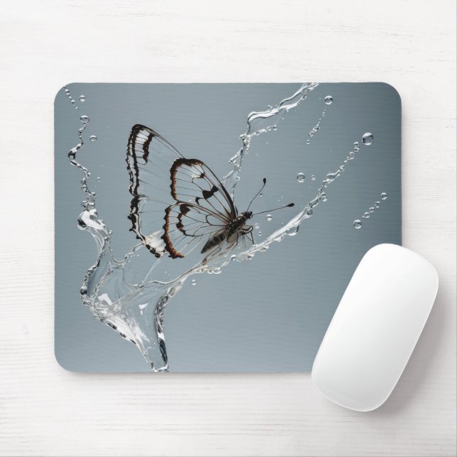 Mousepad Borboleta De Apuração Em Água (Com mouse)