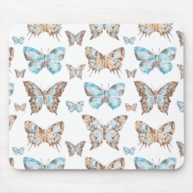 Mousepad Borboleta de Arte Folha (Frente)