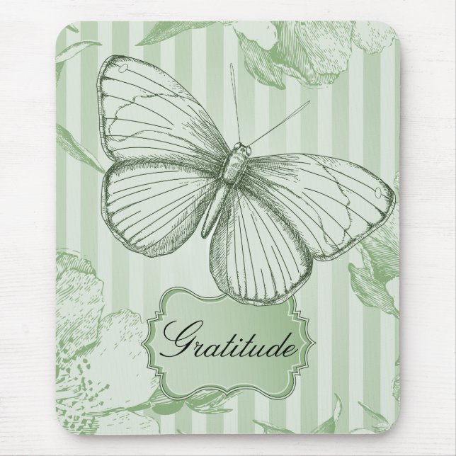 Mousepad Borboleta de Gratidão (Frente)