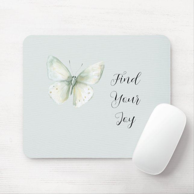 Mousepad Borboleta de Hortelã Alegria (Com mouse)