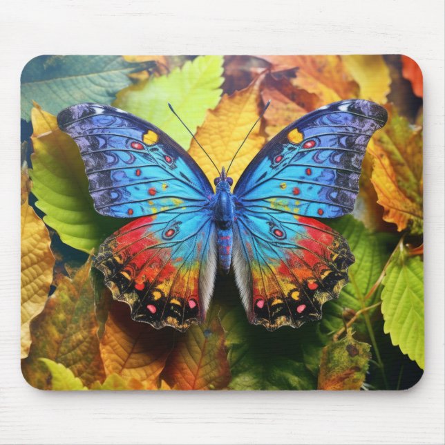 Mousepad Borboleta Deixa Tranquila Em Paz (Frente)