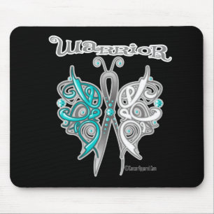 Mousepad Borboleta do céltico do guerreiro do cancro do