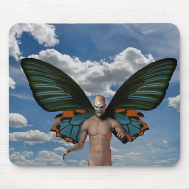 Mousepad Borboleta do crânio (Frente)