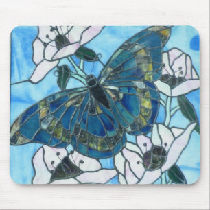 Mousepad Borboleta do vitral