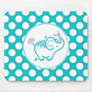 Mousepad Borboleta E Elefante E Flor Roxo