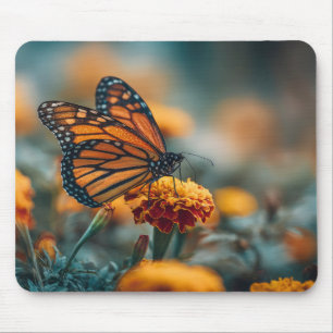 Mousepad Borboleta em um Calêndula