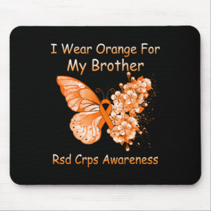 Mousepad Borboleta Eu Visto Laranja Para Meu Irmão Rsd Crps