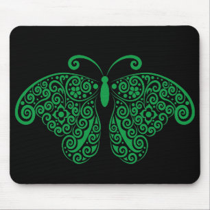 Mousepad Borboleta Flórida Floral Prismática Silhueta