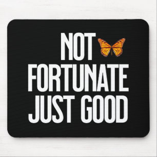 Mousepad Borboleta Monarca Engraçada Não Afortunada Só Boa