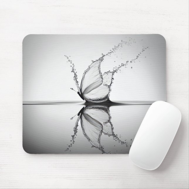 Mousepad Borboleta Na Caixa De Água (Com mouse)