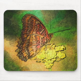 Mousepad Borboleta pintada na haste da flor