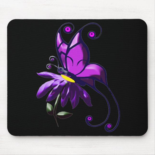 Mousepad Borboleta roxa (Frente)