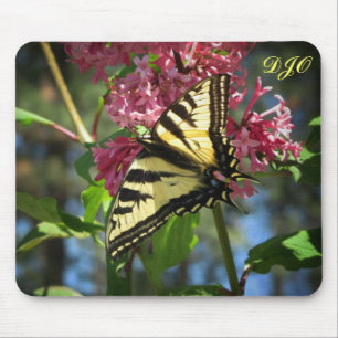 Mousepad Borboleta Tigre em Lilases