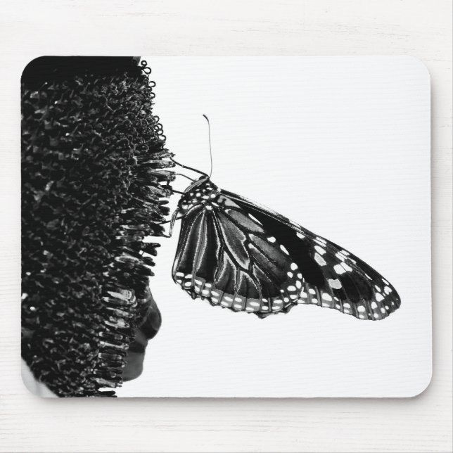 Mousepad borboleta tímida preta (Frente)