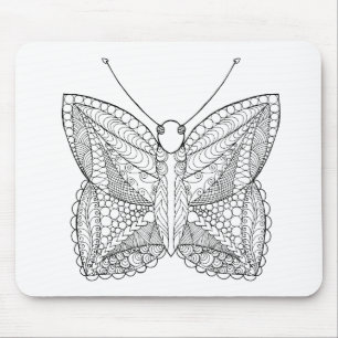 Mousepad Borboleta tropical inspirada do design